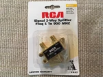Rca 2-way Coaxial Splitter Vh47r 079000403364 *. Fixed Price $4.21.