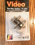 Gemini Video Two-way Splitter 75 Ohm Cv60k New In Pkg.. Fixed Price $4.95.