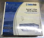 Trulink 2 Port Dvi-d Splitter Signal Extender Monitor 40357 Cables To Go. Fixed Price $36.39.