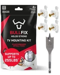 Bullfix Tv Kit Drywall Anchors Heavy Duty 255lb Wall Mount Fixing Set. Fixed Price $17.06.