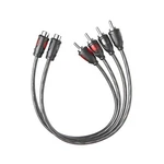 Rockrix 1ft Rca 1 Female To 2 Male Audio Speaker Y Adapter Splitter Ca. Fixed Price $12.19.