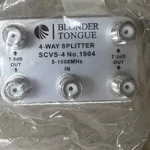 Blonder Tongue Scvs-4 No. 1904 4-way Splitter. Fixed Price $3.00.