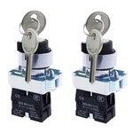 Gebildet Key Switch 2 Position Maintained 1no Latching Rotary 10a.... Fixed Price $17.23.