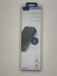 Insignia 3-port Hdmi Switch 4k 60hz Hdr Black With Remote. Fixed Price $24.99.