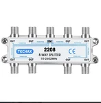Splitter 8-way Coaxial Power Pass F Connectivity. Fixed Price $17.00.
