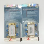 Coaxial Cable Digital & Satellite 4-way Splitter 5-2300mhz Zds5012 Zenith 2-pack. Fixed Price $14.99.
