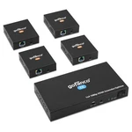 Gofanco 1080p 1x4 Hdmi Extender Splitter Over Cat5e/6/7 Ethernet Cable ..... Fixed Price $168.15.