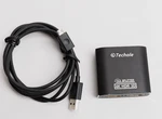 Techole Aluminum Splitter 4k Hdmi Switcher 1 Input 2 Output, Model Hs306 New. Fixed Price $12.99.