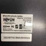 Tripp Lite B116-004a (no Power Cord) T-615. Fixed Price $49.99.