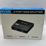 4k Hdmi Splitter 1 Input 2 Output Hdr10 Dolby Vision, Audio Pass-through, Ryxn. Fixed Price $12.99.