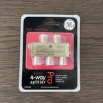 Ge 37625 Digital 4-way Signal Splitter Pro High Definition New. Fixed Price $16.00.