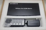 Monoprice Black Bird 4k 18gbps 4 X Hdmi Matrix #43623. Fixed Price $159.99.