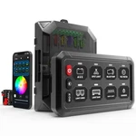 Rgb 8 Gang Switch Panel, Marine Panel Box, Multifunction Offroad Light.... Fixed Price $199.57.