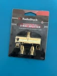 Splitter: Radio Shack 2-way Splitter 75 Ohm Bi-directional. Fixed Price $10.99.