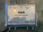 3x4 Rca Multi-switch Lnb + Power Supply Sw34 Fta Satellite Splitter Dss Dbs Dish. Fixed Price $15.93.