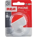 Rca White 3-line Phone Splitter Tp6258whr Pack Of 6 044476066962. Fixed Price $23.15.