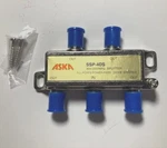 3) Aska Ssp-4ds 4-way Splitters 900-2050 Mhz All Ports Power Pass Diode Steered. Fixed Price $15.00.