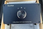 1 In 3 Out Xlr Balanced Audio Switch Box, 3-channels Stereo Converter,pas.... Fixed Price $48.67.