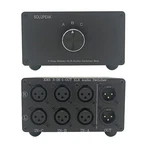 3-way Xlr Stereo Audio Switch Box, Balanced Converter, Passive Signal S.... Fixed Price $64.59.