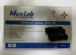 Muxlab 4k/60 Hdmi 1x2 Splitter - Sku#1618840 New. Fixed Price $49.00.