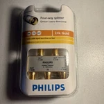 Philips Tv Antenna Cable Splitter 4-way 24k Gold Plated Usa Swv3040w/27. Fixed Price $8.00.