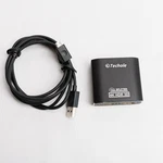 Techole Aluminum Splitter 4k Hdmi Switcher 1 Input 2 Output, Model Hs306. Fixed Price $19.99.