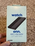 Hdmi 4-way Splitter - New In Box Watch Onn Brand. Fixed Price $9.99.
