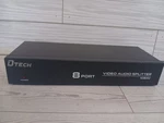 Dtech 8 Port Splitter Box 1 In Out Composite Video Audio 108av Only. Fixed Price $11.99.