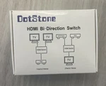 Dotstone Hdmi Bi-direction Switch New In Box. Fixed Price $10.00.