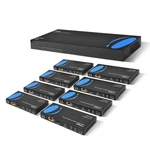 Orei 1x8 Hdmi Hdbaset 4k Extender Splitter Over Cat6/7 400'(uhd18-exb400-k). Fixed Price $800.00.