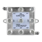 Construct Pro Vertical 8-way 5-2300mhz Coax Splitter. Fixed Price $12.99.