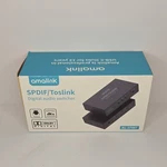 Amalink Spdif/toslink Digital Audio Switcher Al-37507 3-way Ir Remote Small Size. Fixed Price $12.98.