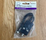 Radio Shack Tv / Vcr Antenna Splitter 15-1252a 75-ohm New. Fixed Price $8.95.