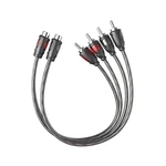 1ft Rca 1 Female To 2 Male Audio Speaker Y Adapter Splitter Cable (2 1f2m. Fixed Price $12.99.