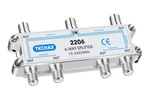 Tkchax 6- Way Coaxial Cable Splitter 10-2602 Mhz Rg 6 59 Moca Catv Statelite. Fixed Price $15.00.