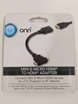 Onn Mini & Micro Hdmi To Adapter Connects Mini/micro Tv,pc Monitor. Fixed Price $12.99.