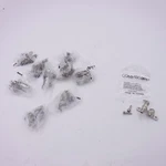 10 Pack Commscope Sv-gb-1g Brass Nickel Plated Coaxial Single Port Ground Block. Fixed Price $47.99.