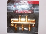75-ohm Coax Bidirectional Cable/satellite 4-way Splitter - Radioshack 15-2588. Fixed Price $8.25.