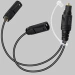 1x2 Digital Audio Splitter, Toslink Fiber Optic Splitter 1 Male.... Fixed Price $24.63.