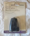 Fiber Optic Cable Splitter, 2 Toslink Outputs-signal Splitter-radio Shack 15-158. Fixed Price $17.47.