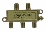 Lot Of 4 - 5-900 Mhz Leviton Four Way Cable Splitter 40987-4. Fixed Price $7.55.