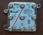 Regal Ds8dgv10 130db Emi Isolation 8 Way Splitter Rj-6 Coax Cable Tv New. Fixed Price $14.99.