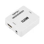 New Hdmi Input Mini Hdmi2hdmi Audio Converter Extractor Splitter 3.5mm Out. Fixed Price $11.99.