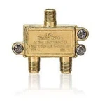 Radioshack - 2-way Hybrid Splitter 75-ohm Non Dc Passing Gold Plating. Fixed Price $8.95.