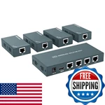 Steetek Aao Hdmi Extender Splitter 1x4 1080p60hz Extending 165ft 50m Length. Fixed Price $161.36.