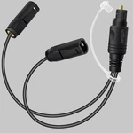 1x2 Digital Audio Splitter, Toslink Fiber Optic Splitter 1 Male In. Fixed Price $22.94.