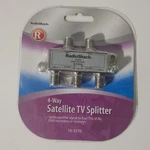 'radio Shack' 4 Way Satellite Tv Splitter 75 Ohm 16-2570/ New In Packaging. Fixed Price $5.99.