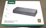 Ugreen Hdmi Switch 3 In 1 Out 4k Splitter, New. Fixed Price $16.90.