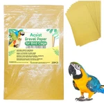 Acsist 20pk Bird Cage Gravel Paper 17x11" Cuttable Sea Sand Liners For Hard-bill. Fixed Price $18.73.