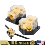 Car Audio Splitter Amp Power 0/2/4 Gauge In 4/6/8 Out Distribution Block. Fixed Price $16.00.